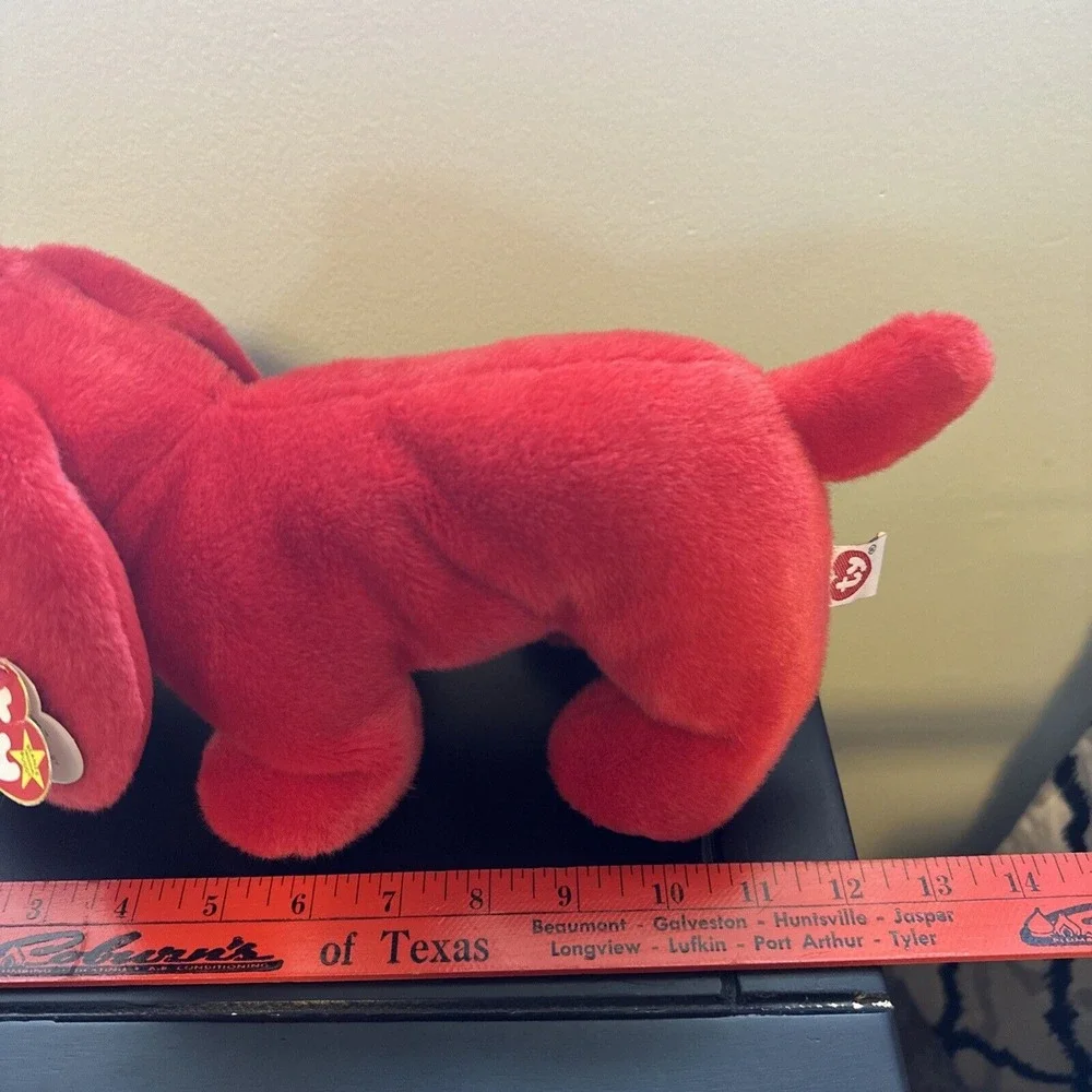 TY Beanie Buddy- Rover Red Puppy‎ Dog 12